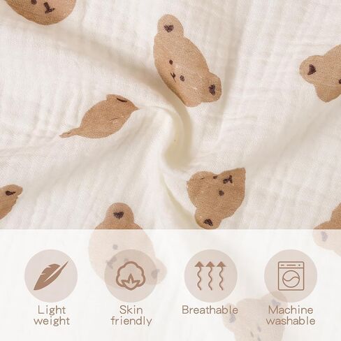 غطاء رضاعة من الموسلين للسفر والرضاعة الطبيعية، غطاء رضاعة من قطن الموسلين، غطاء تغذية للأم قابل للتنفس، مريلة رضاعة متعددة الاستخدام، وشاح للرضاعة، حمام الطفل للأولاد والبنات هدايا in Kuwait