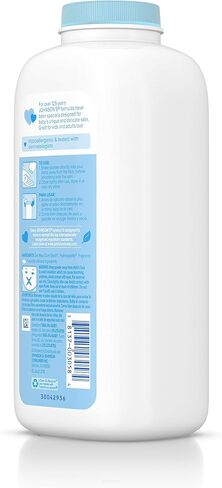 Johnson's Baby Powder with Naturally Derived Cornstarch Aloe & Vitamin E, Hypoallergenic, 15 oz in Saudi Arabia