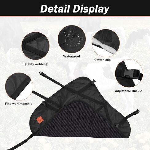 سترات بطانية العجل معطف التوقف لفصل الشتاء مقاوم للماء الماشية العجول البطانيات الدافئة in Kuwait