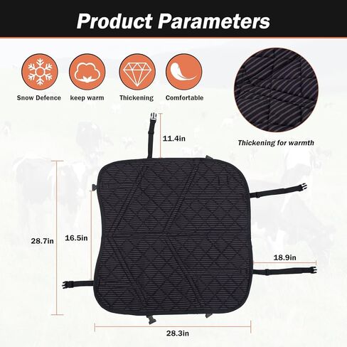 سترات بطانية العجل معطف التوقف لفصل الشتاء مقاوم للماء الماشية العجول البطانيات الدافئة in Kuwait