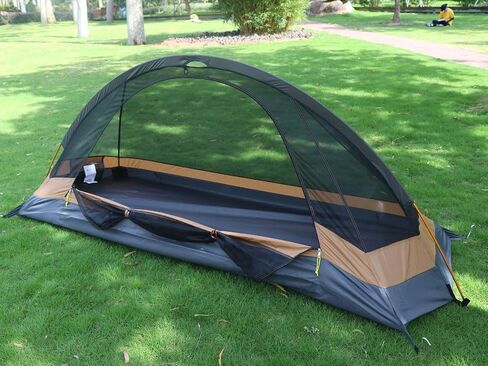 camppal 1 Person Tent for Camping Hiking Mountain Hunting Backpacking Tents 4 Season Resistance to Windproof Rainproof and Waterproof in Kuwait