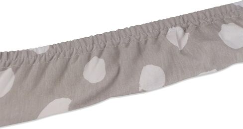 Bassinet Sheet Set 2 Pack - Baby Bassinet Sheets with 100% Jersey Cotton - Bassinet Sheets for Baby Girl and Boy, Newborn Essentials (Grey Chevron and Polka Dot) in Saudi Arabia