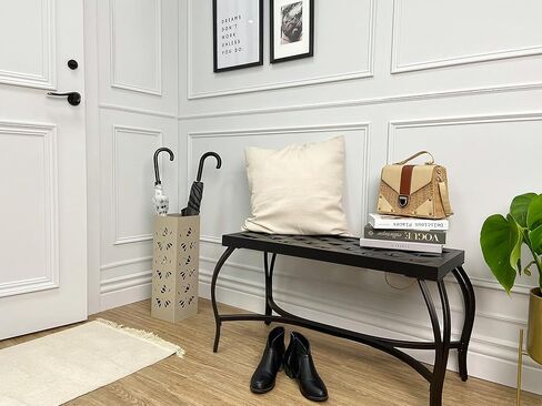 Mango Steam Metal Square Tall 20 Inch Umbrella (Zig-Zag White) in Kuwait