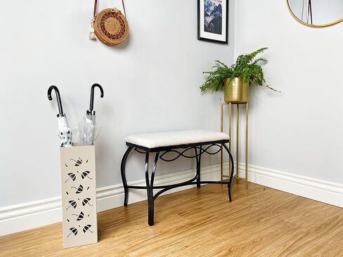 Mango Steam Metal Square Tall 20 Inch Umbrella (Zig-Zag White) in Kuwait