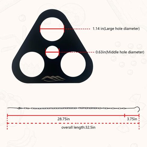 DLUCKY لوحة ترايبود للتخييم، حامل ثلاثي للتخييم بالفرن الهولندي للطهي، معدات التخييم، معدات بوشكرافت، أواني طهي محمولة تحول الفروع إلى مجموعة إكسسوارات الطبخ في نار المخيم in Kuwait