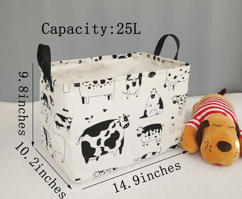Kid Storage Basket Gift Shelf Basket Toy Storage Bin, Nursery Basket Organizer Box for Children Room Deco With Handles (Strawberry) in Saudi Arabia