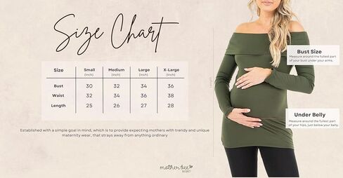 بلوزة للحوامل بأكمام طويلة مكشوفة الكتف من Mother Bee in Kuwait