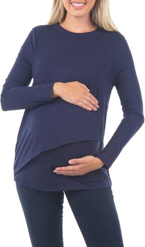 بلوزة ماذر بي بأكمام طويلة من فترة الحمل إلى الرضاعة in Kuwait