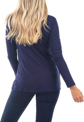 بلوزة ماذر بي بأكمام طويلة من فترة الحمل إلى الرضاعة in Kuwait