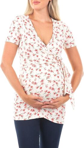 بلوزة للحوامل بأكمام قصيرة من Mother Bee in Kuwait