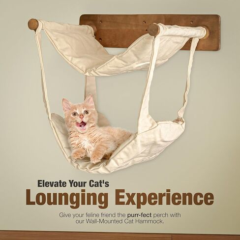 Ultimate Cat Comfort: Elevate Lounging with Stylish cat Climbing Shelves, Beds, Hammocks, and Wall Shelves, Comfortable Perch Durable, Space-Saving, and Easy Assembly for a Modern Home in Kuwait