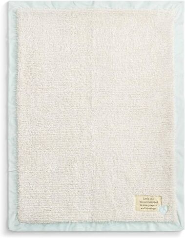 DEMDACO Wrapped in Prayer Blue and White 40 x 30 Inch Baby Nursery Swaddling Blanket Blue in Saudi Arabia