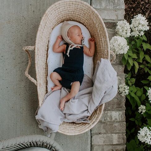 Ely's & Co. Muslin Swaddle Blankets 2-Pack for Baby Boy, 100% Cotton Muslin Extra Large Swaddle Receiving Blankets, 47"x47" (Blue Dragonflies + Stripes) in Saudi Arabia