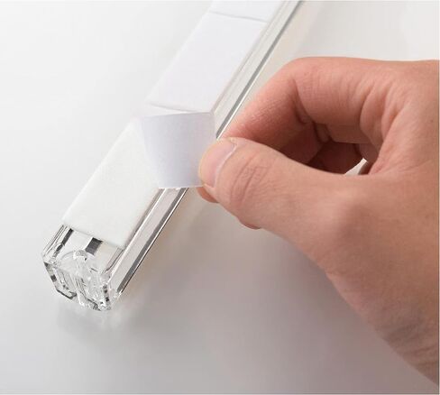 حافظة SUPER STAM MEZUZAH حامل من البلاستيك الفضي مستطيل الشكل 6.3/4 بوصة - 17.5 × 2 × 2 سم مجموعة من الفلين المطاطي المقاوم للماء مكونة من 5 قطع (شفاف، 15 (لفافة 15 سم)) in Kuwait