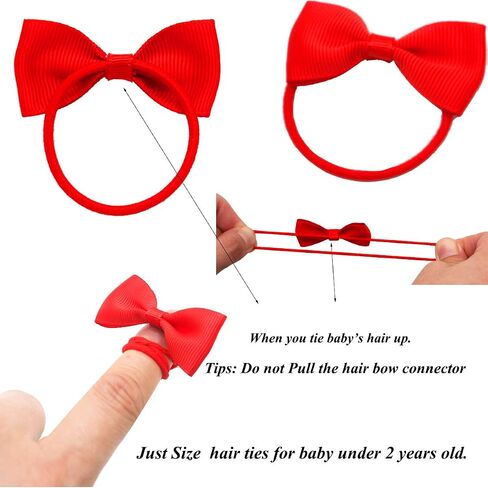 JOYOYO 40 قطعة من أشرطة الشعر البوتيكية Grosgrain، ربطات شعر مرنة، أربطة شعر للفتيات المراهقات، هدايا في أزواج in Kuwait