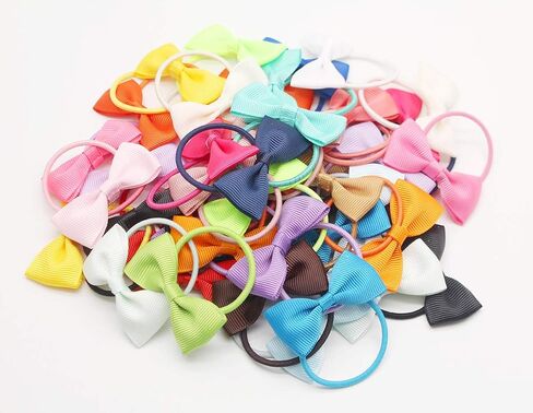 JOYOYO 40 قطعة من أشرطة الشعر البوتيكية Grosgrain، ربطات شعر مرنة، أربطة شعر للفتيات المراهقات، هدايا في أزواج in Kuwait