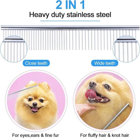 مقص حلاقة للكلاب، مقص حلاقة ليرين للكلاب مع أطراف مستديرة للأمان، مجموعة مقصات حلاقة احترافية 4 في 1، مقصات حلاقة حادة ومتينة للكلاب والقطط in Kuwait