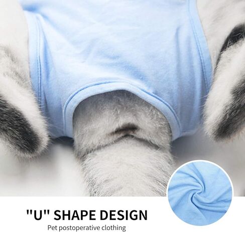 TORJOY Kitten Onesies، بدلة تعافي القطط لجروح البطن أو أمراض الجلد، بعد الجراحة، ارتداء مضاد لعق الجروح، بديل طوق إلكتروني مسامي للقطط باللون الأرجواني M in Kuwait