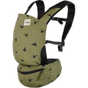 Baby Tula Lite Compact Baby Carrier | Ultra Compact and Lightweight, Convenient Carry Pouch, Ergonomic and Multiple Positions for 12-30 pounds, Soar in Kuwait