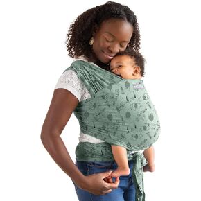 Moby Wrap Baby Carrier | Featherknit | Baby Wrap Carrier for Newborns & Infants | Baby Gift | Keeps Baby Safe & Secure | Adjustable for All Body Types | Disney's Ariel in Amethyst in Kuwait
