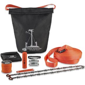 Nordic Pocket Saw Double Sided Chain - 32" Sawchain for High Limb Rope Saw with 43 teeth on each side - Bi-directional teeth cuts in both directions in Kuwait
