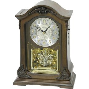 Rhythm Clocks "Manor" Wooden Musical Mantel Clock