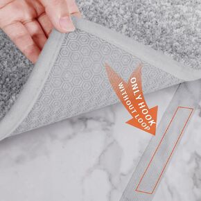 شريط قابض سجادة Yimobra لسجادات الحمام المضادة للانزلاق، وسادة خطافات قوية لأرضيات بلاط منطقة السجاد غير قابلة للانزلاق، مريحة، لاصق قوي قابل لإعادة الاستخدام وقبضة قابلة للغسل، شفاف (16 قطعة × 1 بوصة عرض × 8 بوصة طول) in Kuwait