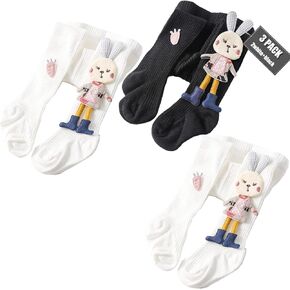 FAYHIJUN Baby Girl Tights Cable Knit Leggings Stockings Cotton Pantyhose for Toddler Infants Girls 2/3/5 Pack in Saudi Arabia