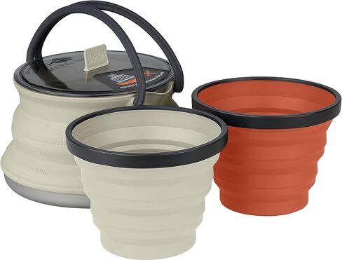 Sea to Summit X-Pot Collapsible Kettle and Mug Set for Backpacking and Camping in Saudi Arabia