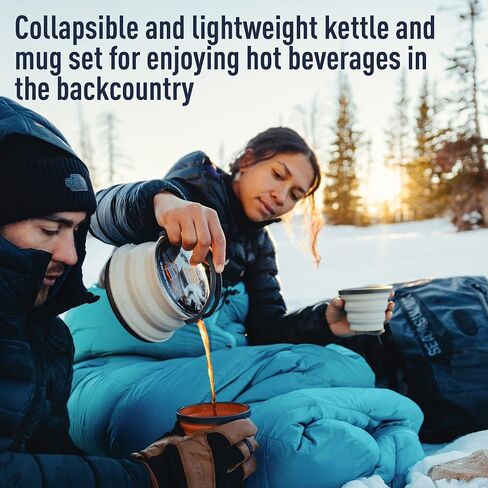Sea to Summit X-Pot Collapsible Kettle and Mug Set for Backpacking and Camping in Saudi Arabia