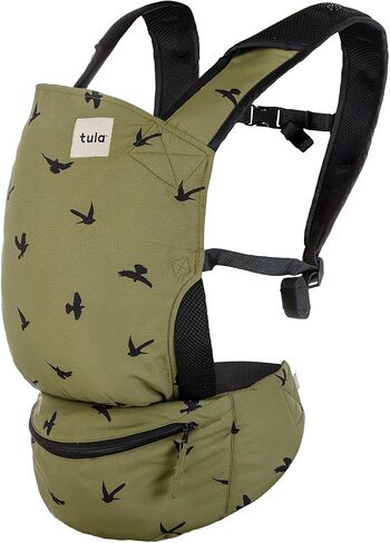Baby Tula Lite Compact Baby Carrier | Ultra Compact and Lightweight, Convenient Carry Pouch, Ergonomic and Multiple Positions for 12-30 pounds, Soar in Kuwait