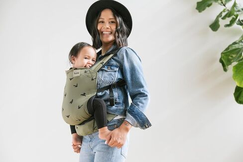Baby Tula Lite Compact Baby Carrier | Ultra Compact and Lightweight, Convenient Carry Pouch, Ergonomic and Multiple Positions for 12-30 pounds, Soar in Kuwait