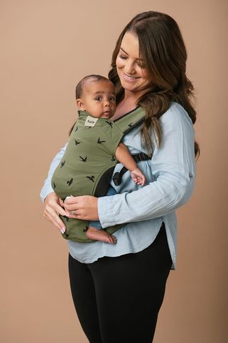 Baby Tula Lite Compact Baby Carrier | Ultra Compact and Lightweight, Convenient Carry Pouch, Ergonomic and Multiple Positions for 12-30 pounds, Soar in Kuwait