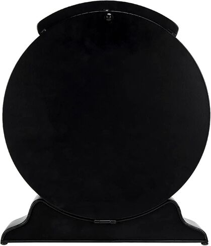 سوفي ديزاين ساعة رف معدنية 9.5 انش مع قاعدة سوداء عتيقة بتصميم ارقام رومانية لرف الموقد وتزيين الطاولة وساعة الطاولة in Kuwait