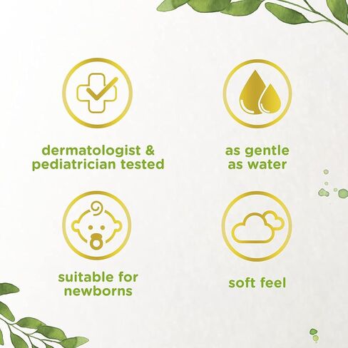 مناديل بيبي دوف المبللة للأطفال للبشرة الحساسة مع ألياف نباتية 100% لا تسبب الحساسية، 63 منديل مبلل in Kuwait