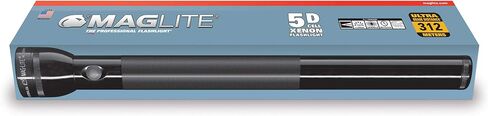 MagLite - S4D015 Heavy-Duty Incandescent 4-Cell D Flashlight in Display Box, Black in Kuwait