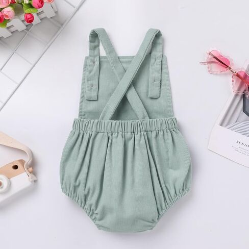 First Birthday Outfit Boy Girl Baby Bubble Romper Overalls Summer Clothes | Simple Organic Cotton Beach Outfit,Sleeveless Onesies for Cake Smash, Newborn Photography Outfits,Baptism Dresses in Saudi Arabia