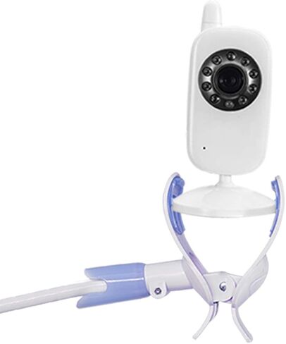 Universal Baby Monitor Wall Mount, Infant Baby Camera Holder, Baby Monitor Shelf, Baby Camera Stand for Crib Nursery Compatible with Most Baby Monitors in Kuwait