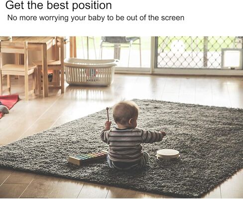 Universal Baby Monitor Wall Mount, Infant Baby Camera Holder, Baby Monitor Shelf, Baby Camera Stand for Crib Nursery Compatible with Most Baby Monitors in Kuwait