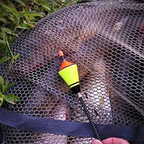 FreeLeben Fishing Bobbers, Stainless Steel Elastic Fishing Floats 7.86 x 1.38 x 1.38in / 0.51oz in Saudi Arabia