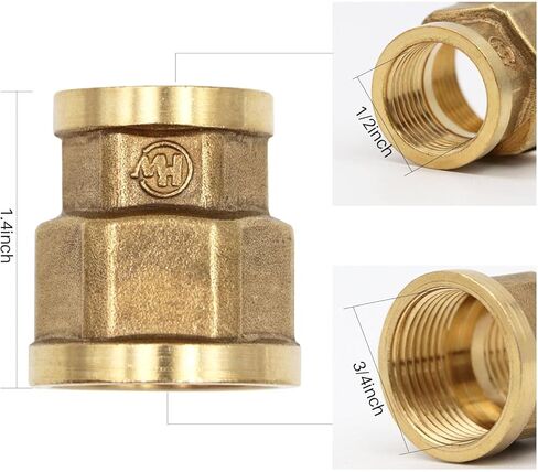 MACGOAL Stainless Steel Automatic Waterer Bowl with Brass Valve Float, Brass Connector and Drain Plug, Water Trough for Livestock Dog Goat Pig Waterer in Kuwait