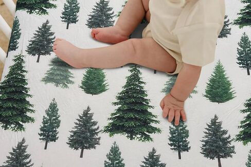Soft Fitted Crib Sheet, Stretchy and Breathable Toddler Crib Sheet for Boys and Girls, Fits Standard Crib and Toddler Mattress in Saudi Arabia
