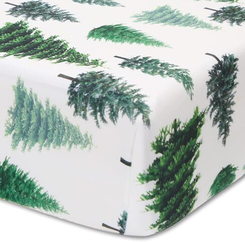 Soft Fitted Crib Sheet, Stretchy and Breathable Toddler Crib Sheet for Boys and Girls, Fits Standard Crib and Toddler Mattress in Saudi Arabia