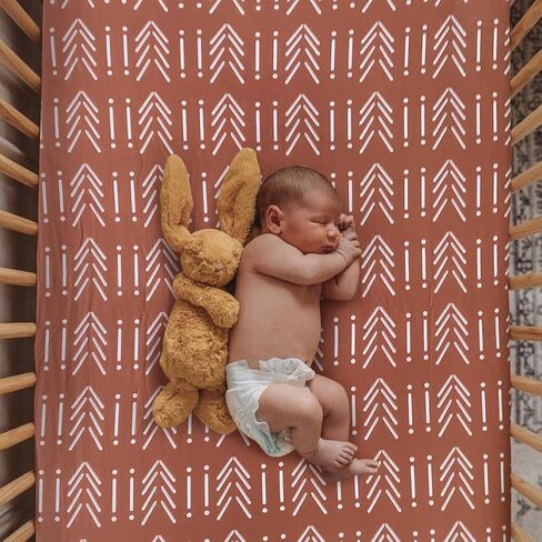 Soft Fitted Crib Sheet, Stretchy and Breathable Toddler Crib Sheet for Boys and Girls, Fits Standard Crib and Toddler Mattress in Saudi Arabia