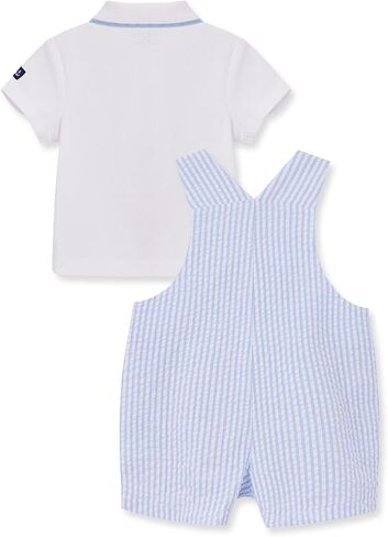 Little Me baby-boys 2-piece Tee Shirt and Shortall Set in Saudi Arabia