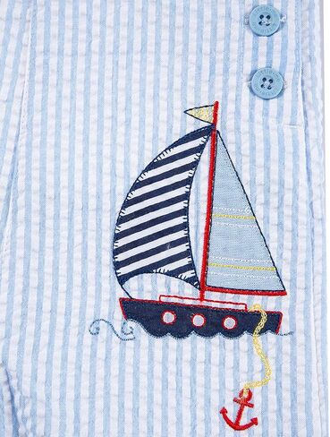 Little Me baby-boys 2-piece Tee Shirt and Shortall Set in Saudi Arabia