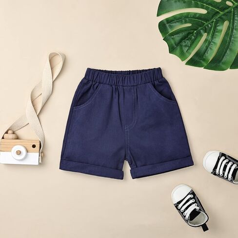 Toddler Baby Boy Clothes Summer Shorts Sets Short Sleeve Dinosaurs Shirt Top + Shorts Set Outfits Set 12 Months-4T in Saudi Arabia