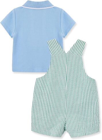 Little Me baby-boys 2-piece Tee Shirt and Shortall Set in Saudi Arabia