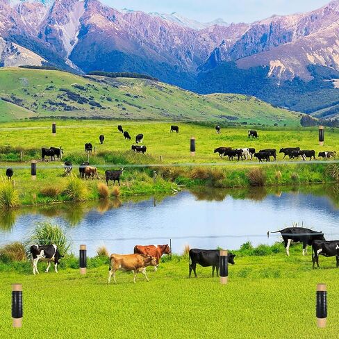 Nizhome Massage Brush Kit, 2 Pack Safe & Durable Equine Scratcher Post Set for Horse Cow Sheep Cat, 16" Scratcher Pad for Animal Tickling Relief Black in Kuwait