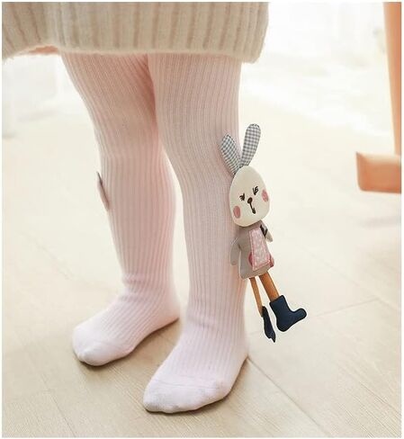 FAYHIJUN Baby Girl Tights Cable Knit Leggings Stockings Cotton Pantyhose for Toddler Infants Girls 2/3/5 Pack in Saudi Arabia